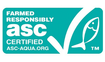 The Aquaculture Stewardship Council (ASC) certification Logo